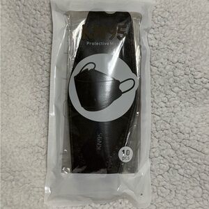 Black KN95 Protective Masks - 10 Pack